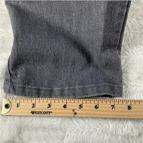 Gloria Vanderbilt Amanda Womens Gray 14 Jeans Classic Stretch Straight Leg Fit - Picture 14 of 15